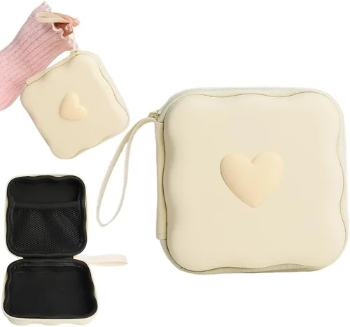 Miniatura 9 de Funda de almacenamiento para cargador, diseño de ondas, protector de cargador de viaje, organizador de cables para auriculares, caja