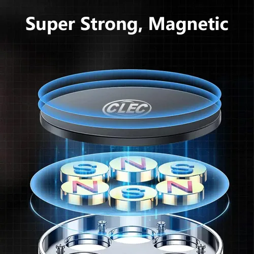 Miniatura 8 de BEERTE Soporte de teléfono para automóvil para Toyota Camry 2021-2024, fuerte soporte magnético para teléfono, rotación de 360 °, ventilación