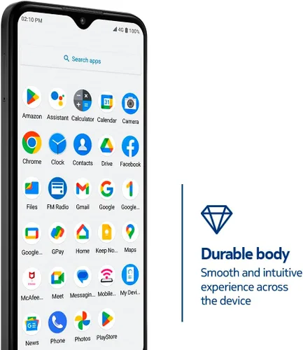 Miniatura 2 de Nokia C210 T-Mobile, AT&T, Cricket Android 13 Smartphone desbloqueado Batería para todo el día Versión estadounidense 3/32 GB Pantalla
