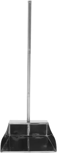 Miniatura 2 de Lurrose Recogedor vertical con mango largo, pala de basura de gran capacidad para limpieza del hogar, agarre ergonómico, diseño resistente al