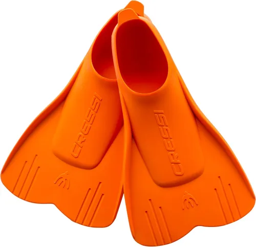 Miniatura 2 de Cressi Aletas de natación flotantes cortas para aprender a nadar - Para niños de 1 año en adelante - Mini Light: diseñadas en Italia Naranja