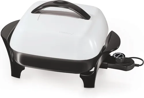 Miniatura 2 de Presto 06620 - Sartén eléctrica de 11 pulgadas, negro/blanco