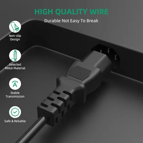 Miniatura 3 de para cable de olla instantánea, cable de alimentación eléctrica de olla caliente para oso, Dezin, cable de alimentación de 3 clavijas para Instant