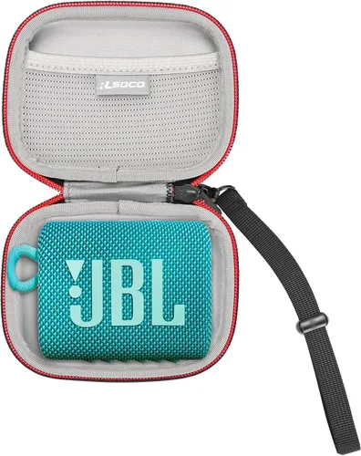 Miniatura 5 de RLSOCO Funda de transporte para JBL GO 4/GO 3/GO 3 Eco/GO 2 Altavoz Bluetooth portátil (solo funda)