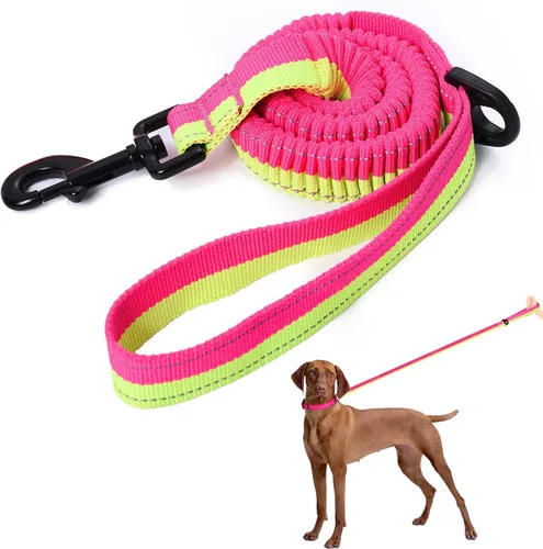 Miniatura 10 de Mile High Life Correa elástica para perro Correa de entrenamiento de tracción suave Textura suave y cómoda 3-5 pies para perros/gatos