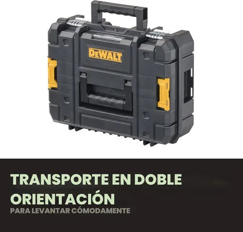 Miniatura 4 de DEWALT TSTAK II - Caja de herramientas, caja de almacenamiento de herramientas con parte superior plana, caja organizadora con capacidad para hasta