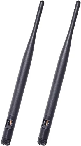 Miniatura 7 de Bingfu Antena de doble banda WiFi 2.4GHz 5GHz 5.8GHz 6dBi MIMO RP-SMA Macho Antena (paquete de 2) para enrutador WiFi, tarjeta de red inalámbrica