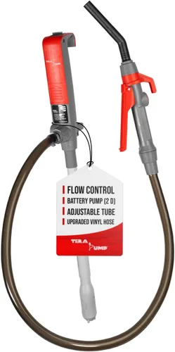 Miniatura 12 de TERA PUMP - TREP01-TXL-CH Bomba resistente a químicos alimentada por dos (2) pilas D para etanol, metanol, DEF, limpiador de frenos, bomba