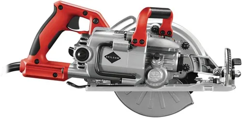 Miniatura 3 de Skil Sierra circular ligera de accionamiento helicoidal de 7-1/4 pulgadas con enchufe de bloqueo giratorio - SPT77WML-71