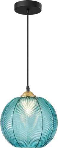 Miniatura 11 de KCO Iluminación Moderna de Vidrio Gris Ahumado Lámpara Colgante Isla de Cocina Globo Grande Estilo Granja Iluminación Colgante Ajustable Vidrio