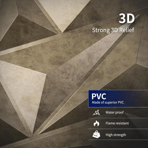 Miniatura 3 de Art3dwallpanels Panel de pared de PVC 3D diamante para decoración de pared interior, panel de PVC para decoración de pared, paneles de pared