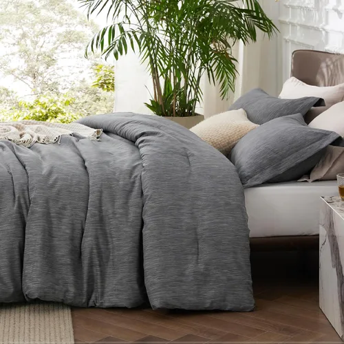 Miniatura 91 de Bedsure Juego de edredón Twin/Twin XL, ropa de cama suave beige para todas las estaciones, juego de cama teñido catiónico, 2 piezas, 1 edredón