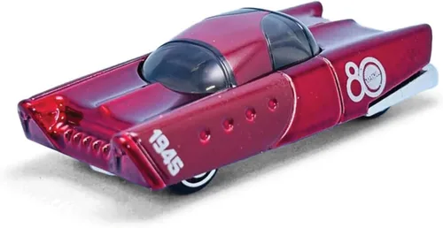 Miniatura 2 de Hot Wheels Mattel Dream Mobile 80° Aniversario Edición Coleccionista Paquete de 6, Coches Fundidos a Presión Retro‑Futuristas 1:64, A partir de 3