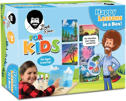 Miniatura 2 de Bob Ross para niños: Lecciones felices en una caja
