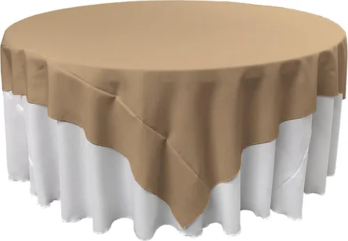 Miniatura 32 de LA Linen. Mantel cuadrado de popelina de poliéster
