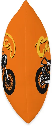 Miniatura 2 de American Cafe Racer Motorcycle Apparel and Merch Cafe Racer Biker Men Women Adult Teens Boys Girls Kids Youth Throw Pillow, 16x16, Multicolor