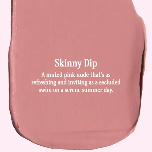 Miniatura 4 de Gerard Cosmetics HydraMatte Lápiz labial líquido Skinny Dip, color rosa nude mate, de larga duración y no se seca, color de labios súper pigmentado