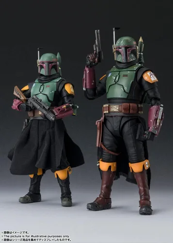 Miniatura 8 de S.H. Figuarts Boba Fett (Star Wars: El libro de Boba Fett) Aprox. 6.1 pulgadas (6.102 in), AVS, PVC y tela, figura de acción prepintada