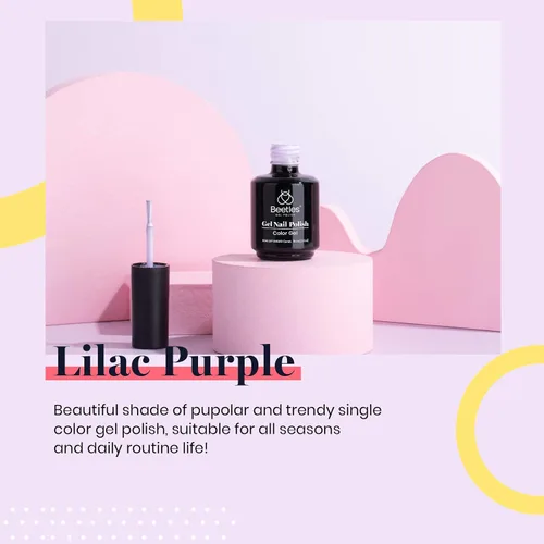 Miniatura 300 de Beetles - Esmalte de uñas de gel marrón – 0.5 onzas líquidas de esmalte de gel marrón oscuro, lámpara LED UV para uñas, regalo de manicura para I