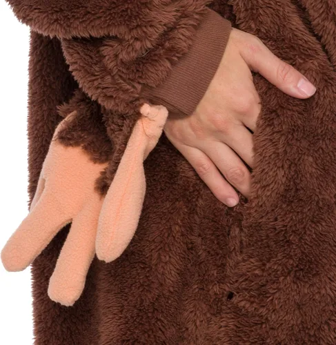 Miniatura 5 de Funziez! Disfraz de Sasquatch - Bigfoot - Yeti One Piece, Marrón
