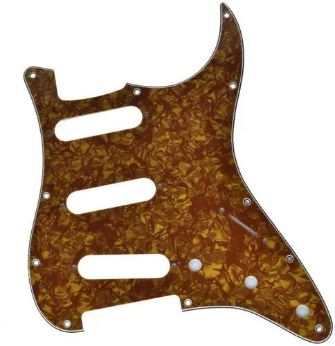 Miniatura 22 de KAISH - Golpeador de 11 agujeros estilo ST/Strat, SSS, para Stratocaster de EE. UU./México, perla de abulón