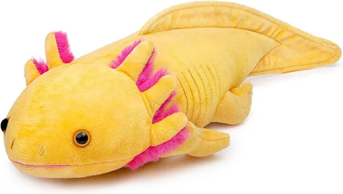 Miniatura 8 de Tiny Heart Peluche de Axolotl, animal de peluche, bonito juguete de peluche realista con ambistoma, regalos para niños, 18 pulgadas de largo