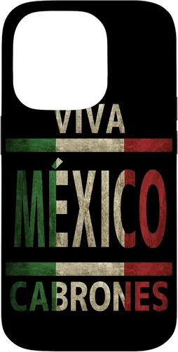 Miniatura 17 de Carcasa para iPhone 12 Pro Max Viva México Cabrones con bandera mexicana