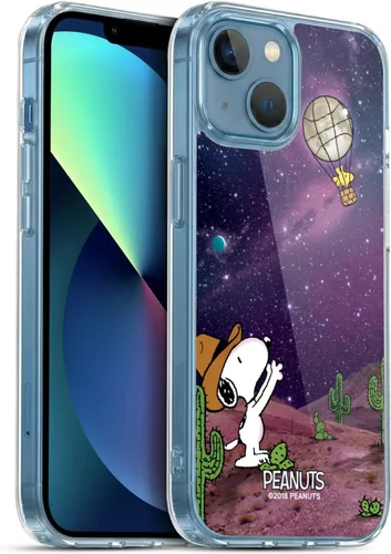 Miniatura 61 de Head Case Designs Funda de gel con licencia oficial de Peanuts Nebula Cactus Needles Snoopy Space Cowboy [protección de grado militar] compatible