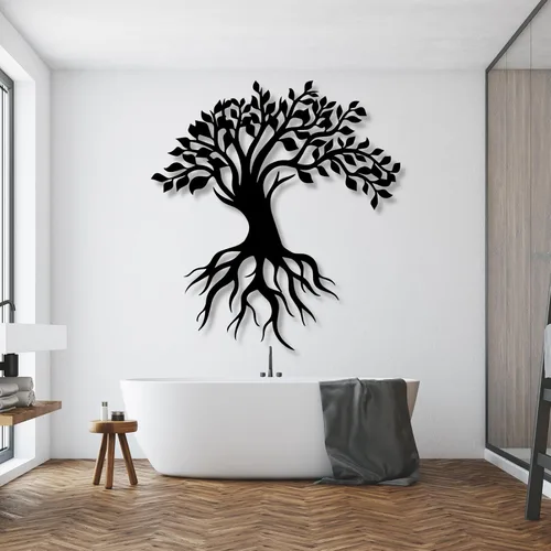 Miniatura 2 de Decoración de pared de árbol de la vida, árbol de la vida, árbol de la vida, decoración de pared de árbol de metal grande, regalo de inauguración