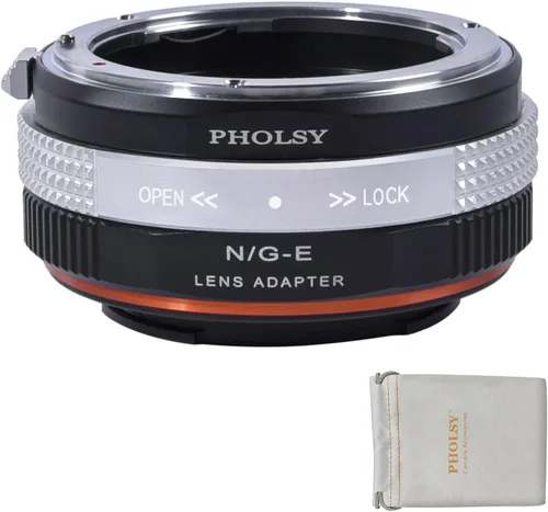 Miniatura 13 de PHOLSY Adaptador de Lente de Enfoque Manual Compatible con Lentes Canon EOS EF a Cámara de Montura E Compatible con Sony a1 a9ii a7S iii/ii, a7R