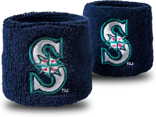 Miniatura 16 de Franklin Sports MLB - Pulseras de béisbol con licencia del equipo, pulseras de sudor con logotipo del equipo de la MLB, ideales para disfraces