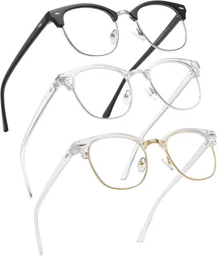 Miniatura 11 de Perfectmiaoxuan - Gafas con bloqueo de luz azul, para computadora/juegos/pantalla para mujeres u hombres, anti luz azul y UV, Estándar