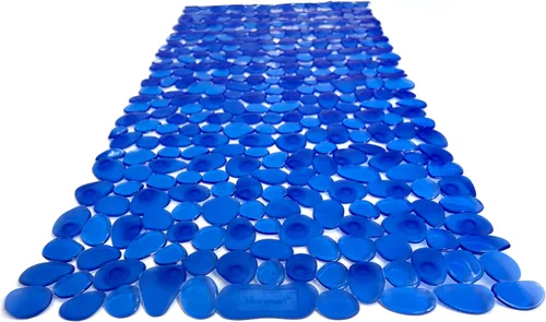 Miniatura 32 de Alfombra antideslizante para bañera y ducha "Pebbles" de 27 x 14 pulgadas, ovalada, no tóxica, segura, limpia, lavable a máquina, agarre y drenaje