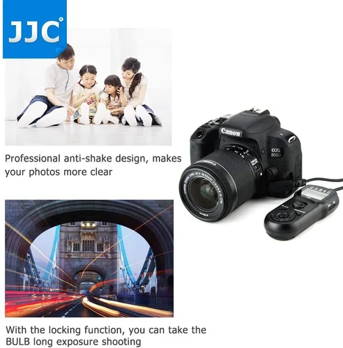 Miniatura 8 de Intervalómetro con temporizador con cable, control remoto de liberación del obturador y soporte de clip para Sony A1 II A7RV A7R IV A7 IV III II