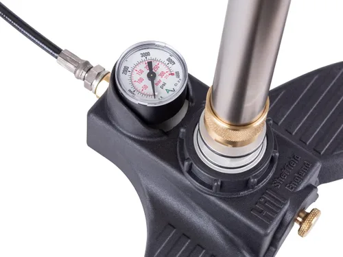 Miniatura 6 de Air Venturi Bomba MK5 de Hill, bomba manual de 4,500 psi para pistolas de aire PCP