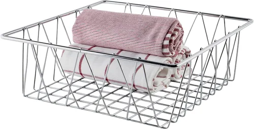 Miniatura 5 de G.E.T. Cesta de condimentos de hierro resistente, 10" x 6.9" x 9
