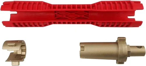 Miniatura 3 de SagaSave Instalador de grifo y fregadero Herramienta multifuncional llave de grifo Herramienta de instalación de fregadero de doble cabezal