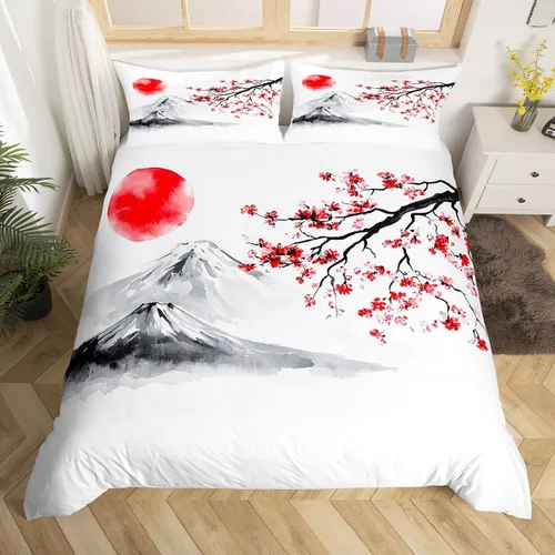 Miniatura 54 de Erosebridal Juego de ropa de cama de pingüinos, funda de edredón de animales antárticos para niños y niñas, funda de edredón estilo caricatura