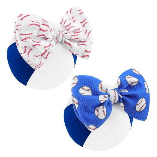 Miniatura 10 de YanJie Diademas para bebé, hechas a mano, de nailon, elásticas, con lazos para el pelo, para recién nacidos, niñas, niños pequeños y niños en negro