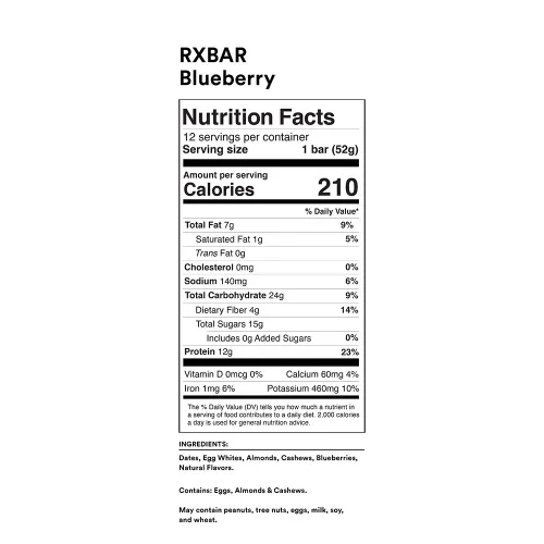 Miniatura 8 de RXBAR - Barra para el desayuno, bocadillo alto en proteínas