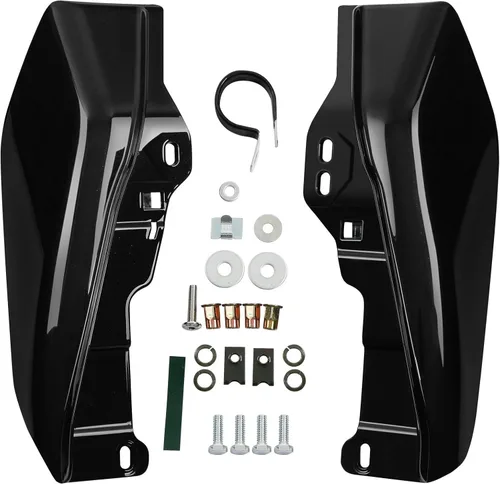 Miniatura 21 de HR3 Deflectores de aire ámbar whisky de marco medio, protector térmico Compatible con Street Glide FLHX 2014 Road Glide FLTRX 2016 Adecuado