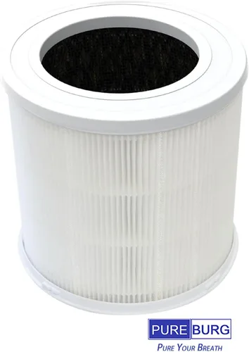 Miniatura 3 de PUREBURG Filtro de repuesto compatible con AIRJOWSET y GCZ AP304 purificador de aire, H13 True HEPA y filtración multicapa de carbón activado