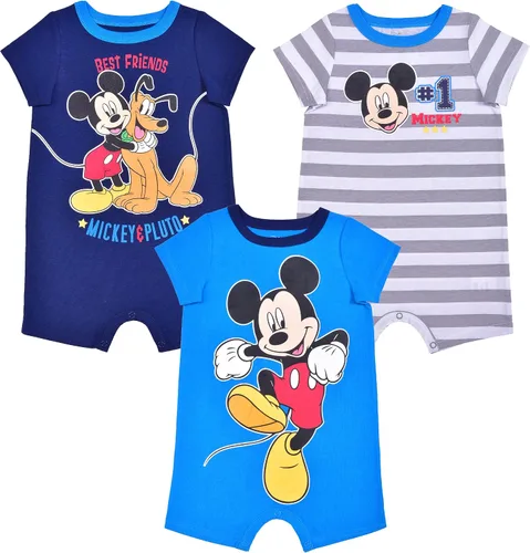 Disney Paquete de 3 peleles de Mickey para varones