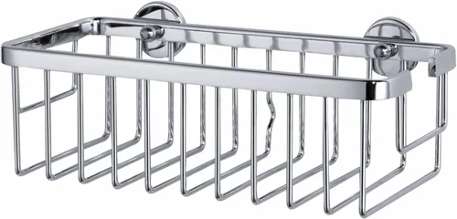 Miniatura 13 de tesa® Aluxx - Cesta de ducha pequeña, aluminio cromado brillante, autoadhesiva, tecnología de montaje adhesiva, 1.969 in x 8.661 in x 4.016 in