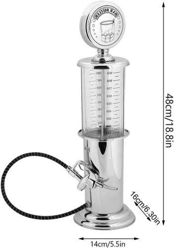 Miniatura 7 de Dispensador de torre de cerveza Tiiyee, dispensador de bebidas, bomba de gas de torre 1000cc Liquor Keg Wine Station Awesome Alcohol Container