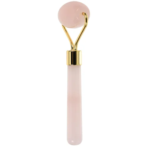 Beavorty Herramienta de masaje facial de jade masajeador de rodillo para el cuidado de la piel de la cara, superficie de jade fresca