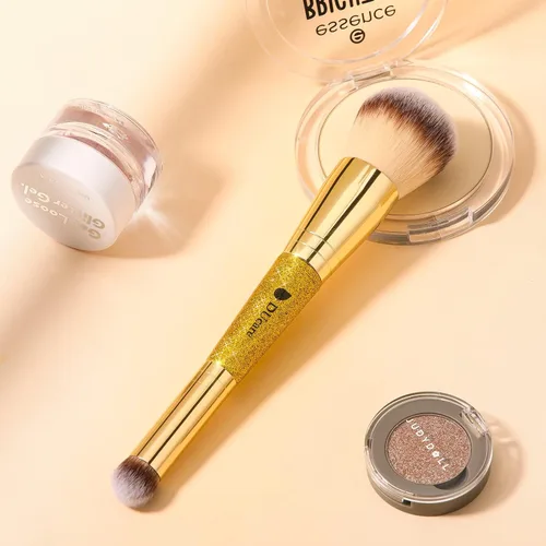 Miniatura 5 de DUcare Brochas de maquillaje Cepillo corrector de doble punta para base de polvo