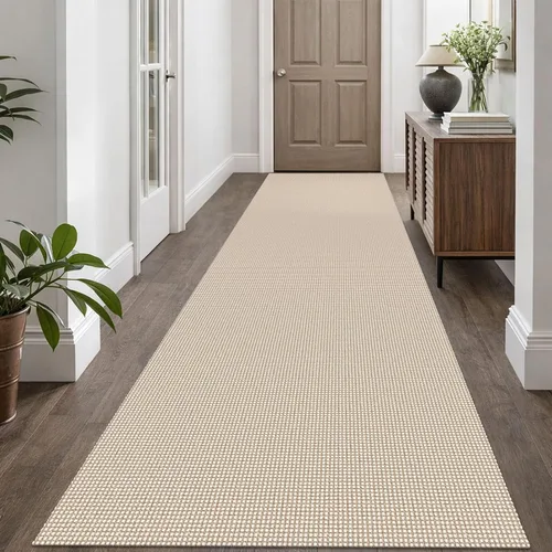 Miniatura 122 de EARTHALL Alfombra de pasillo 3x14 pies, alfombras lavables extra largas para pasillos, tejidas, antideslizante, alfombra trenzada para entrada