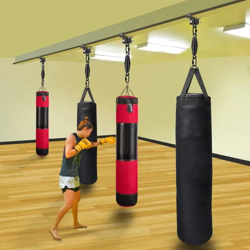 Miniatura 2 de Dolibest Colgador de vigas de acero resistente, soporte para bolsa pesada, colgador de bolsa pesada I Beam para percha de saco de boxeo