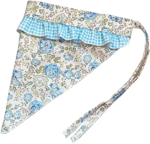 Miniatura 20 de Pañuelo con estampado floral, encantador, vintage, divertido, delantales para mujeres, niñas, pastel, jardín, pintura, delantales, diadema Delantal 7